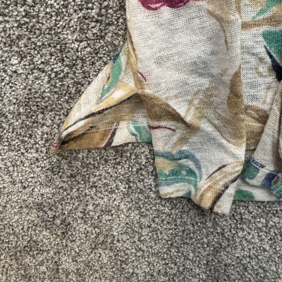 Catherines Cardigan Womens 1X 18/20W Paisley Open Front Lightweight Sweater Top - Picture 9 of 11